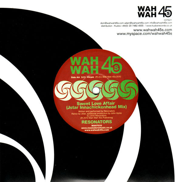 Resonators : Sweet Love Affair (7", Single)