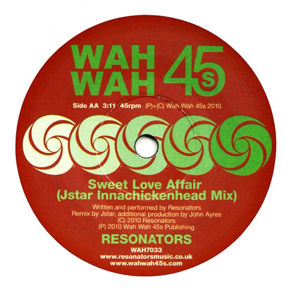 Resonators : Sweet Love Affair (7", Single)