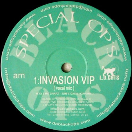 Black Ops (3) : Invasion V.I.P (12")