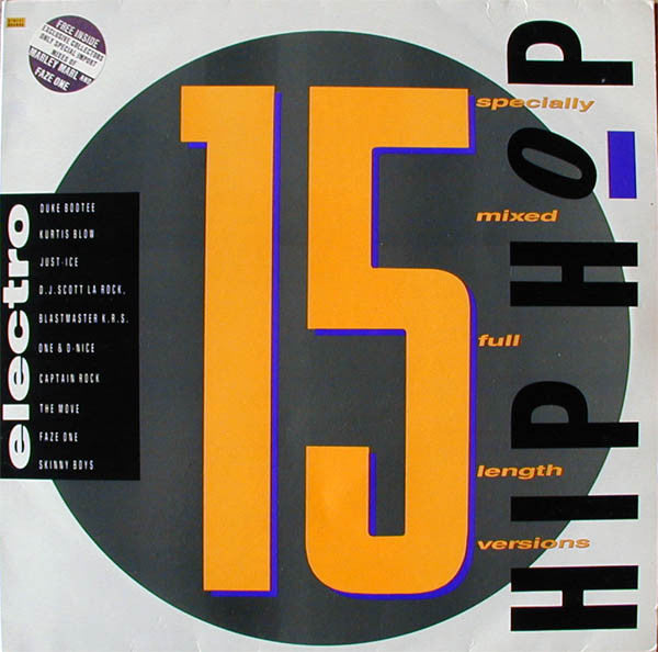 Various : Street Sounds Hip Hop Electro 15 (LP, Comp, Mixed + 7")