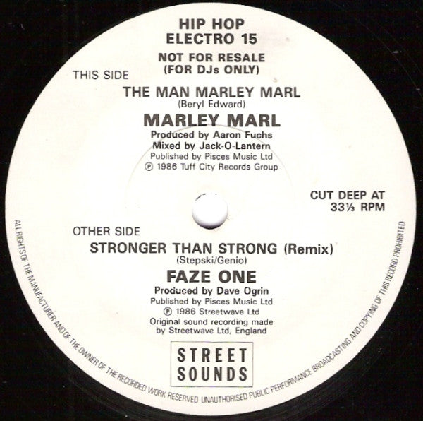 Various : Street Sounds Hip Hop Electro 15 (LP, Comp, Mixed + 7")