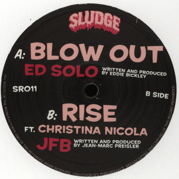 Ed Solo / JFB : Blow Out / Rise (12")
