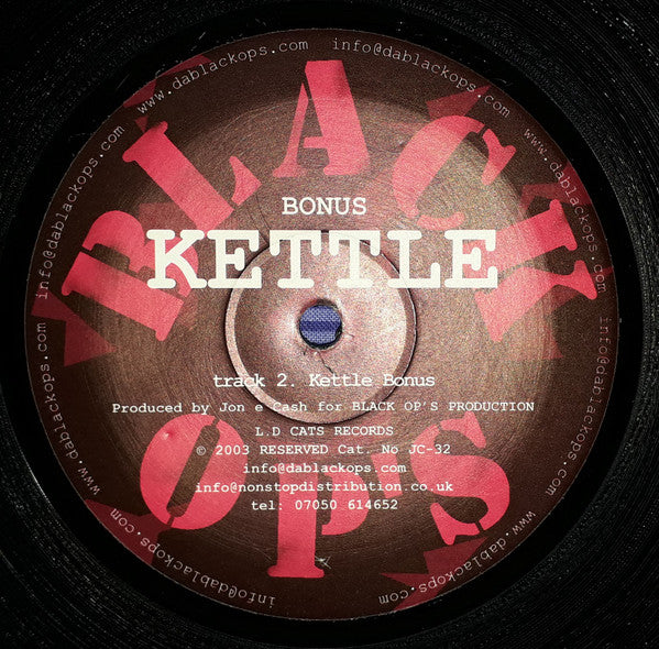 Jon E Cash : Kettle (12")