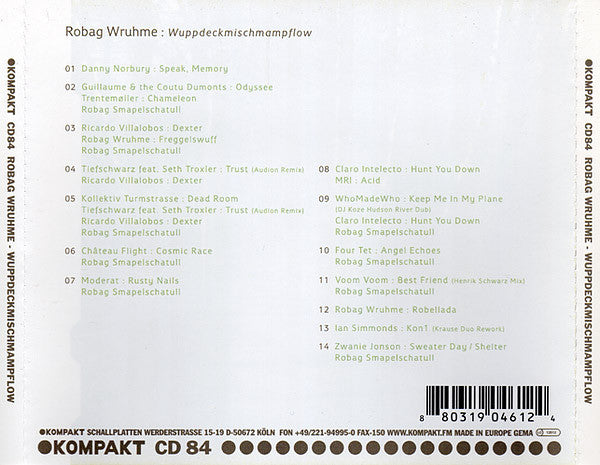 Robag Wruhme : Wuppdeckmischmampflow (CD, Comp, Mixed)