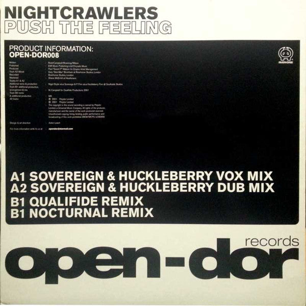 Nightcrawlers : Push The Feeling (12")