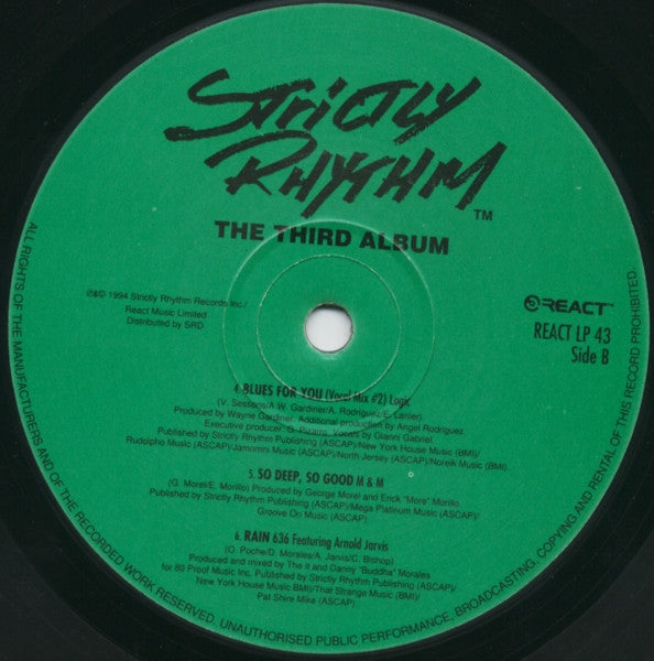 Various : Strictly Rhythm: The Third Album (2xLP, Comp)
