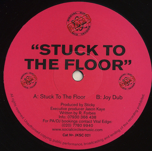 Sticky : Stuck To The Floor / Joy Dub (12")