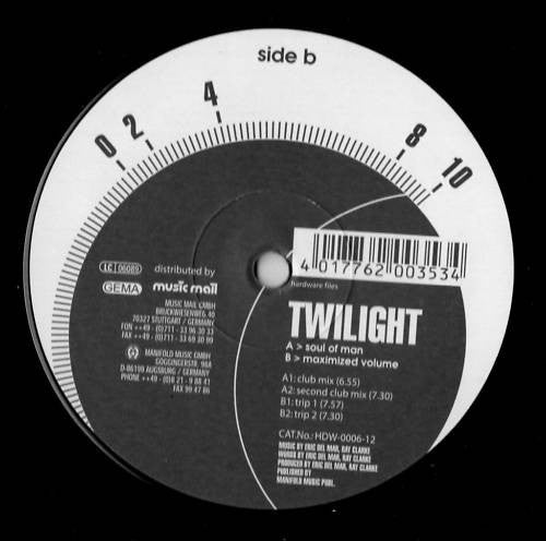 Twilight (2) : Soul Of Man / Maximized Volume (12")