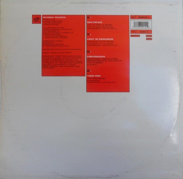 Yellow Magic Orchestra : Reconstructions (12", Single)