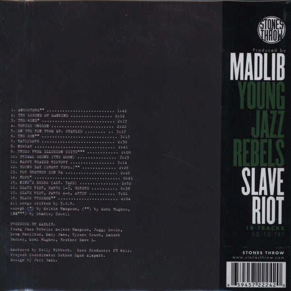 Young Jazz Rebels : Slave Riot (CD, Album)