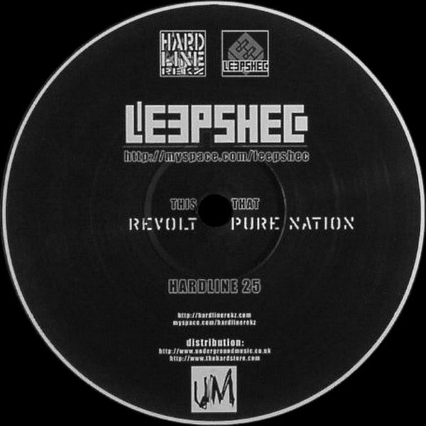 Leepshec : Revolt / Pure Nation (12")