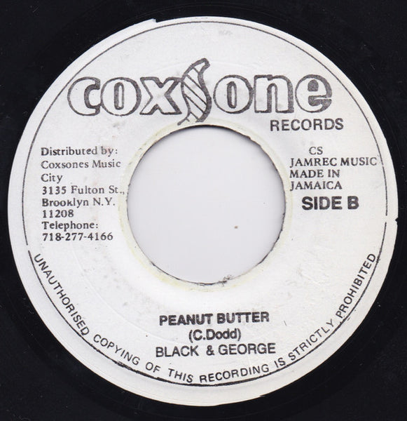 Lennie Hibbert / Black & George : Village Soul / Peanut Butter (7", RE)