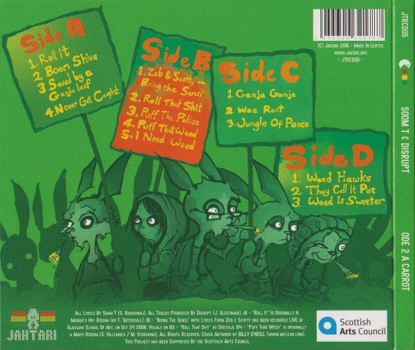 MC Soom-T & Disrupt (2) : Ode 2 A Carrot (CD, Album)