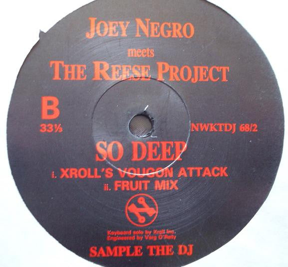 Joey Negro Meets The Reese Project : So Deep (12", Promo)