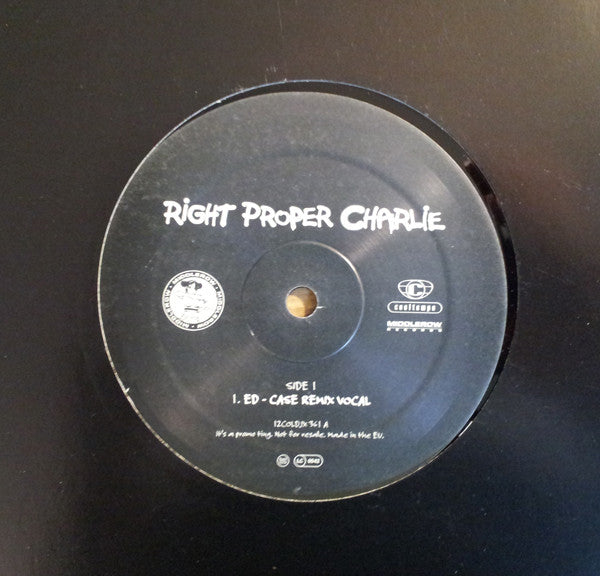 Middlerow : Right Proper Charlie (12", Promo)