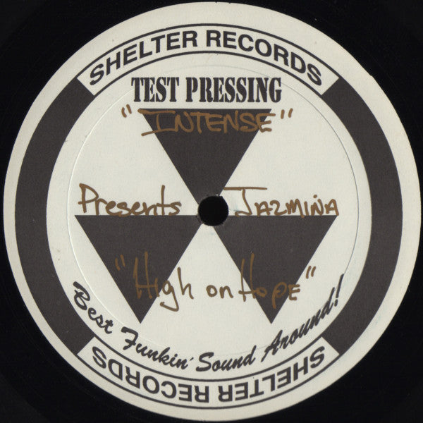 Intense (2) Presents Jazmina : High On Hope (12", TP)