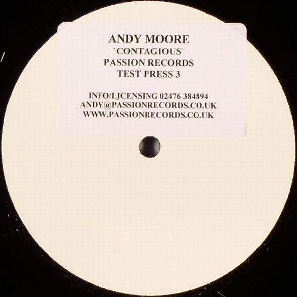 Andy Moore : Contagious (12", S/Sided, W/Lbl)