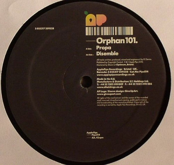 Orphan101 : Propa / Disemble (12")