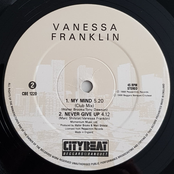 Vanessa Franklin : My Mind (12")