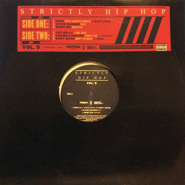 Various : Strictly Hip Hop (Vol. 5) (12", Comp, Promo)