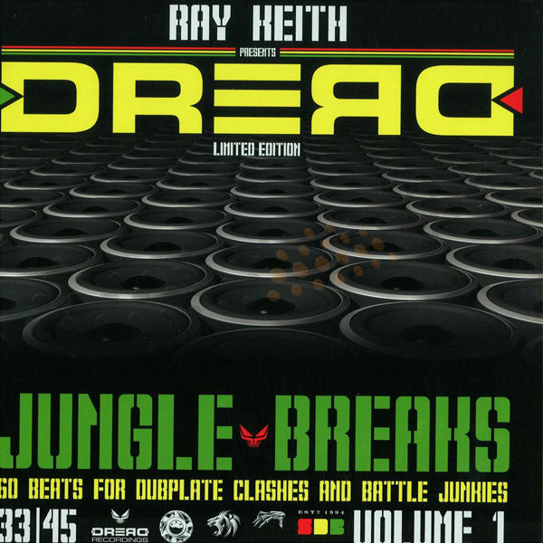 Ray Keith : Dread Jungle Breaks (Volume 1) (2x12", EP, Ltd)