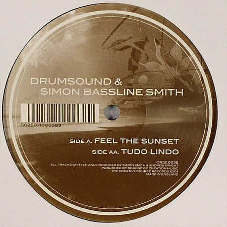 Drumsound & Simon "Bassline" Smith : Feel The Sunset / Tudo Lindo (12")