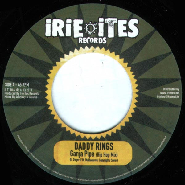 Daddy Rings / Spectacular : Ganja Pipe / Born In The Ghetto (7")