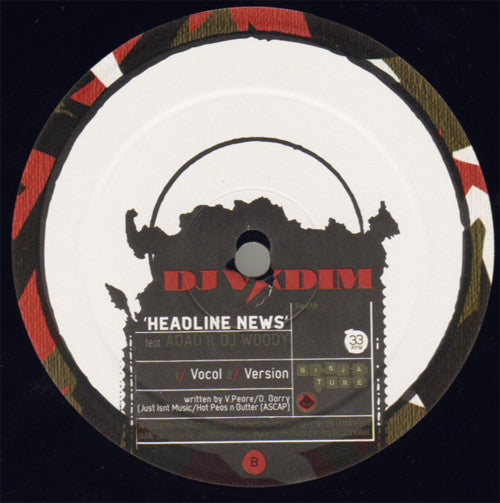DJ Vadim : Till Sun's In Your Eyes / Headline News (12")