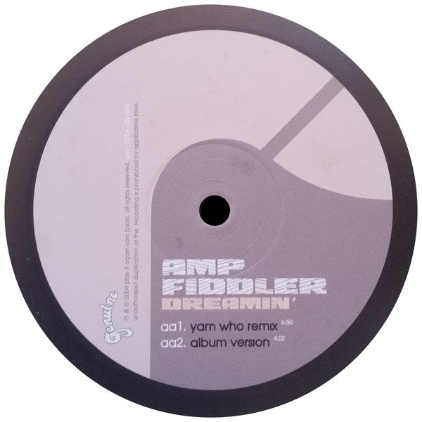 Amp Fiddler : Dreamin' (12")
