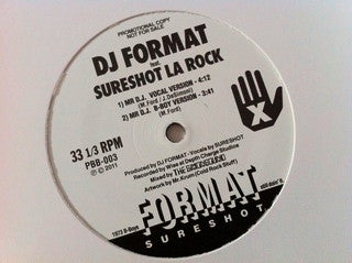 DJ Format Feat. Sureshot La Rock : Mr D.J. (12", Promo)
