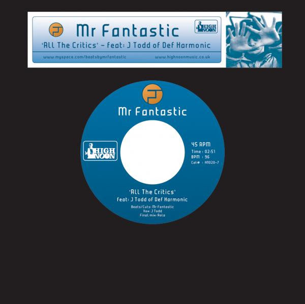 Mr Fantastic : All The Critics (7")