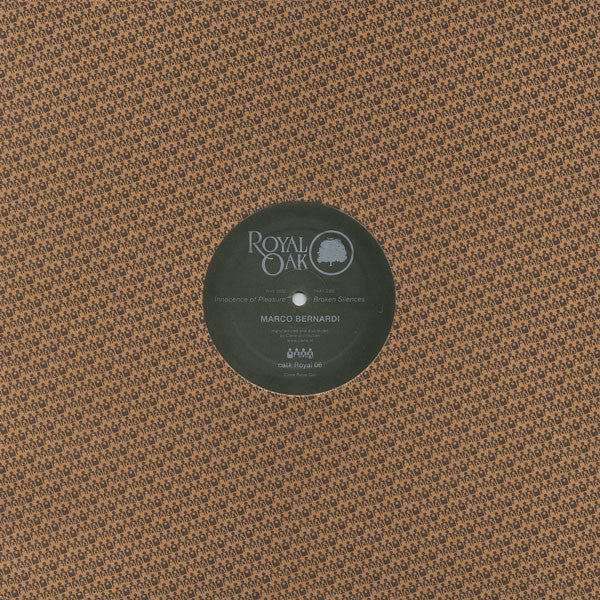 Marco Bernardi : Innocence Of Pleasure / Broken Silences (12")
