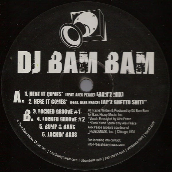 DJ Bam Bam : Here It Comes (12")