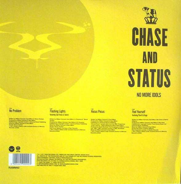 Chase & Status : No More Idols (2x12")