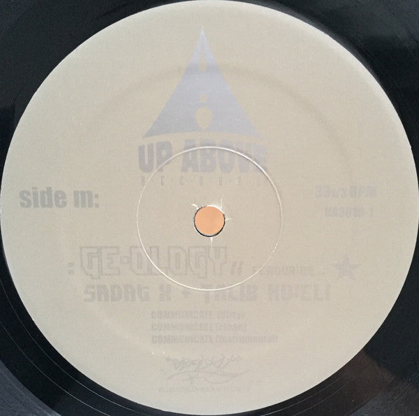 GE-OLOGY Featuring Sadat X & Talib Kweli : Communicate (12", Single)