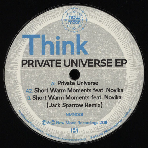 Think (6) : Private Universe Ep (12", Ltd)