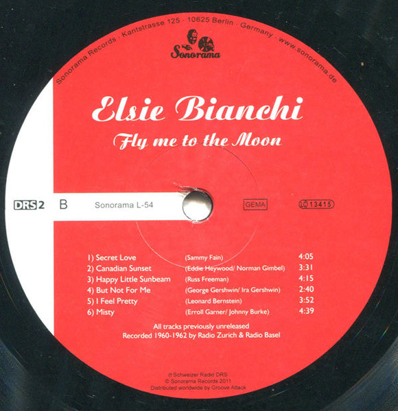 Elsie Bianchi : Fly Me To The Moon (Unreleased Swiss Radio Jazz 1960-62) (LP, Album, RM)