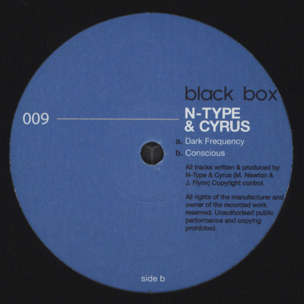 N-Type & Cyrus (9) : Dark Frequency (12")