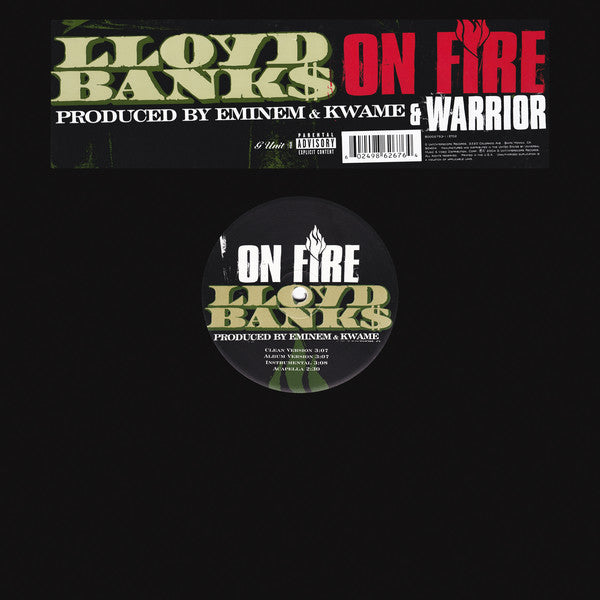 Lloyd Banks : On Fire / Warrior (12")