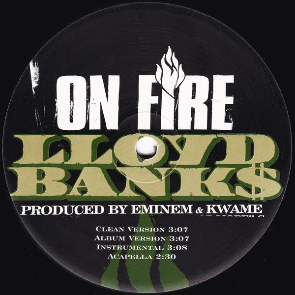 Lloyd Banks : On Fire / Warrior (12")
