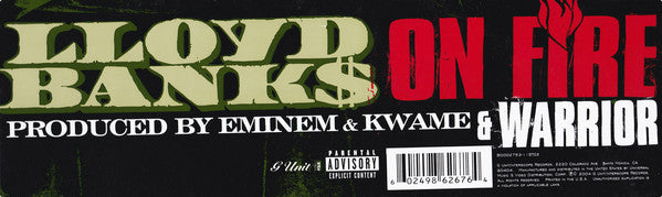 Lloyd Banks : On Fire / Warrior (12")