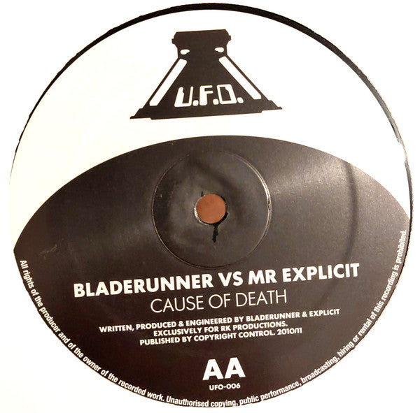 Bladerunner Vs Mr Explicit : It's Taking Over Me (12")