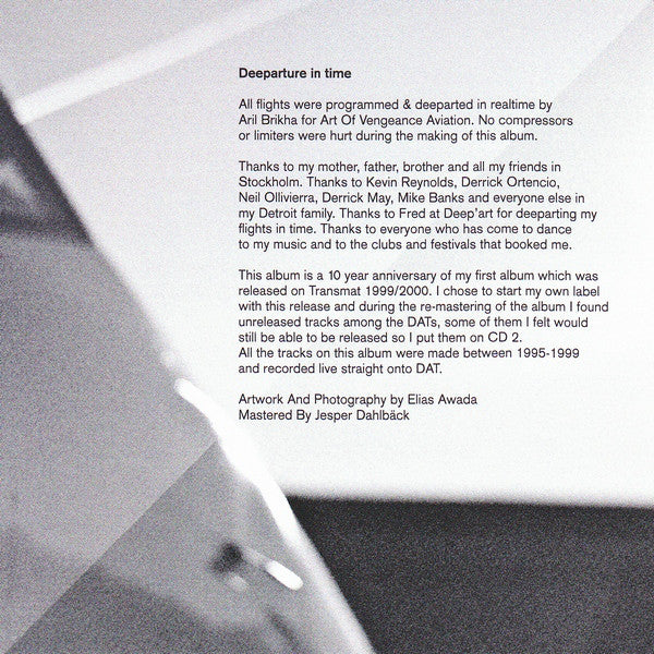 Aril Brikha : Deeparture In Time - Revisited (2xCD, Album, RM)