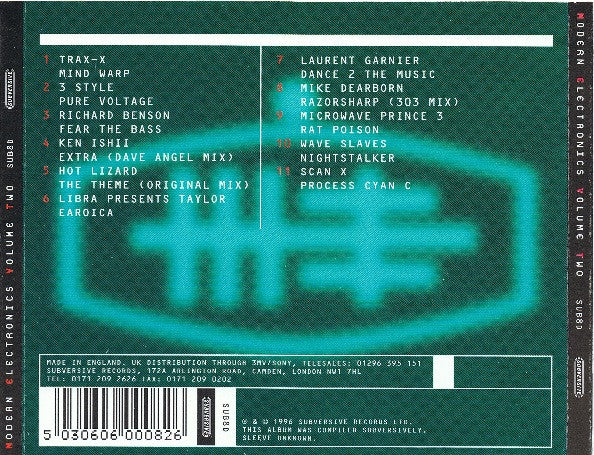 Various : Modern Electronics Volume Two (CD, Comp)