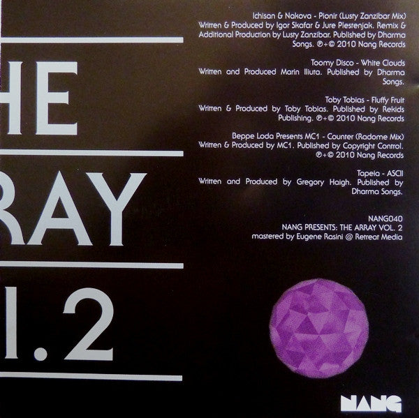 Various : Nang Presents The Array Vol. 2 (CD, Comp)