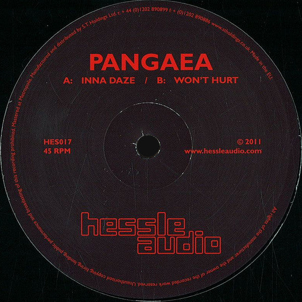 Pangaea (4) : Inna Daze / Won't Hurt (12")