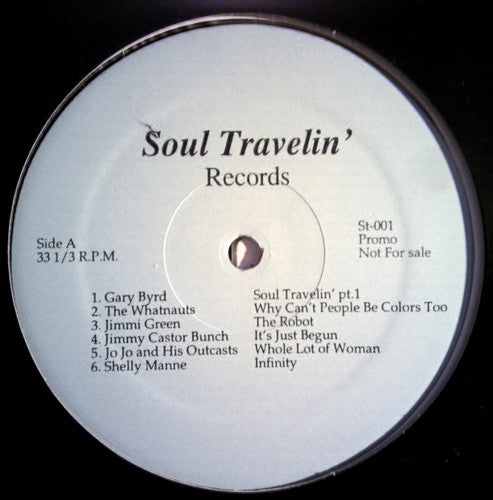 Various : Soul Travelin' (LP, Comp, Promo, Unofficial)