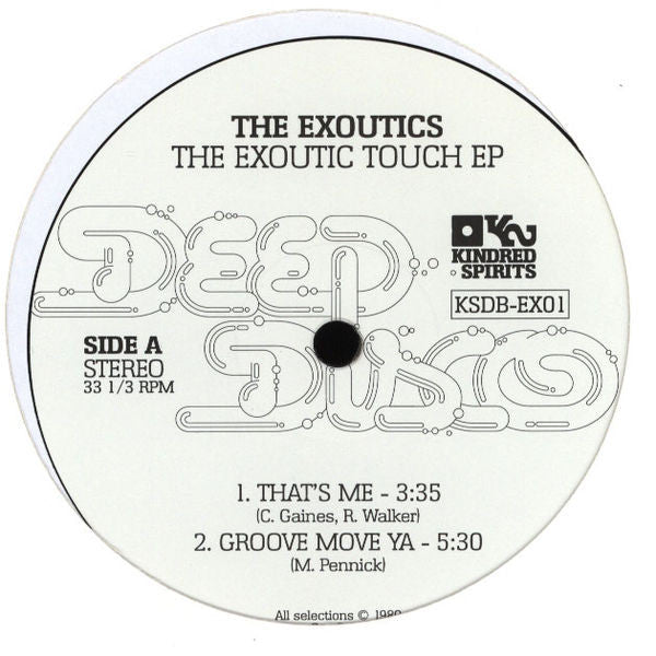 The Exoutics : The Exoutic Touch EP (12", EP)