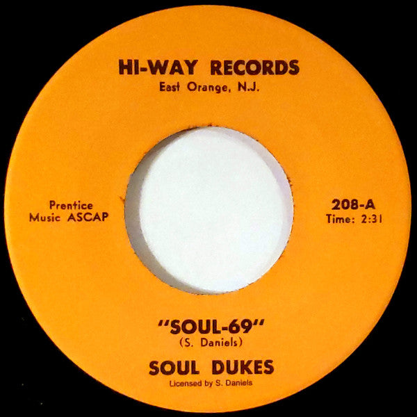 Soul Dukes : Soul 69 (7", Ltd, RE)