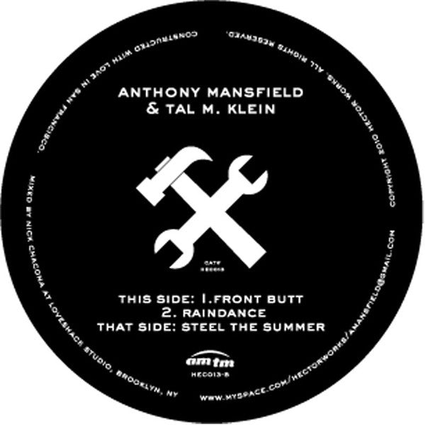 Anthony Mansfield & Tal M Klein : AMTM EP (12", EP)